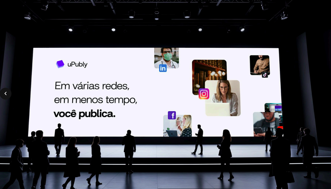 Post educativo criado no uPubly